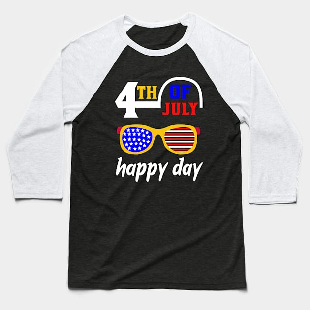 boys 4th of july 2020 happy day Baseball T-Shirt by loveshop